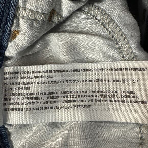 Hollister JRS SZ 9 High-Rise Boyfriend Jean Shorts Button-Fly Distressed Frayed - Picture 9 of 10